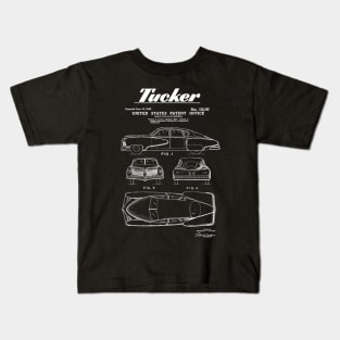 Tucker Automobile Patent White Kids T-Shirt